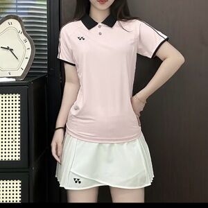 Yonex Women's polo tourname Shirt pink tenni badminton golf M(US) =XL(KR)